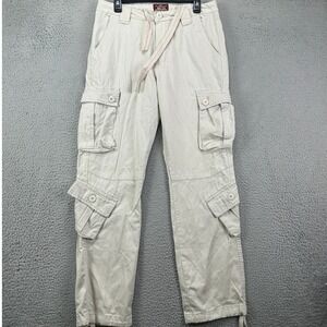 Match Matchsticks Mens Cargo Pants Medium‎ 30 Light Grey Parachute Military NEW